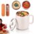 27 Oz Multi-Function Portable Electric Stewing Cup (White)