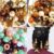 280Pcs 14mm Large Hole Beads for Braids, Macrame Crafts, Jumbo Hair Beads