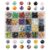 288pcs 10mm Crystal Natural Gemstone Beads Bracelet Jewelry Making Kit