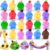 28 Pack Butter Slime Kit with Multiple Colors, Party Favors 7 Colors Slime & 7 Fruit Charms (4 Each), Stress Relief Toys for Kids Girls Boys Classroom Exchange School Games Prizes Birthday Gifts