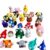 28PCS 3D Printed Moving Eyes Animal Figurines, Articulated Fidget Toys