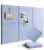 28″ x 18″ Felt Bulletin Board Tiles, Solid-Tile, Soft Periwinkle