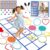 29 Pcs Elkonin Box Floor Mat Activity Set, Kindergarten Classroom Must Haves, Hopscotch Mat Phonics Games Science of Reading Phonemic Awareness and Sight Words Special Education Tool