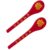 2 Back Massage Sticks, Manual Meridian Hammer, Handheld Body Massage Device for Relieving Neck and Shoulder Pain, Suitable for Home Office and Travel