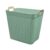 2 Bushel Flexible Rectangle Laundry Basket Decorative Tote, Sage Green