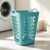 2 Bushel Flexible Square Laundry Hamper, Teal Plastic