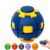 2 in 1 Press and Auto Rotate Decompression Fidget Spinners for Adults Auto Rotate Fidget Slider Stress and Anxiety Relief for Office, Classroom Students and Adults,Blue