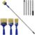 2Inch&3Inch&4Inch Paint Brush with Detachable Handle – Telescoping Pole for High Walls, Ceilings, Fences, and Hard-to-Reach Areas – Easy Surface Cleaning, Adjustable Angle, Premium Bristles