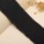 2 Inch Wide Ruffled Elastic Bands 5.5Yards DIY Sewing High Stretch Ribbon Strap for Dress Skirt Waistband Clothing (1Black)