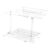2 Layer Sliding Metal Below Counter Storage Pull Out Basket for Kitchen Bathroom Cabinets Customizable Shelf Space Saver Space Saving Cabinet Shelf