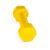 2lb Neoprene Hex Dumbbell – Yellow, Single, Anti-Roll for Home Gym