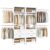 2 Pack 79″ H Walk-in Closet System, 4-8 FT Adjustable Closet Organizer with 4 Expandable Hanging Rods, 2 Drawers & Open Shelves, Metal Closet Storage System for Bedroom
