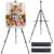 2 Pack Adjustable Art Easel Stand for Painting & Display, 17-66in Aluminum Metal Tripod with Carry Bag, Portable Travel Easel for Adults Artists