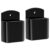 2 Pack Black Adhesive Wall Mount Remote Holders, No Drill Remote Caddy, Multi-use Wall Pen Organizer for Home Office School Small Supplies Storage