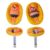 2 Pack Boy & Girl Floating Pool Thermometer with String