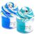 2 Pack Butter Slime Kit, Soft and Non-Sticky Funny Two-Tone Slime, Stress Relief Toy for Girls Boys, Party Favors, Birthday Gifts(2 * 100ML)
