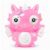 2 Pack Cartoon Dinosaur Squeeze Fidget Toy, Decorative Animal Stress Squeeze Ornament, Pom Pom Accent Dinosaur Squish Toy, Desk Decor Sensory Stress Release Toy for Daily Tension Relief