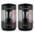 2 Pack Electric Pencil Sharpener for Classroom, Fully Automatic, Black