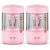 2 Pack Electric Pencil Sharpener for Classroom, Fully Automatic, LightPink