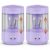2 Pack Electric Pencil Sharpener for Classroom, Fully Automatic, Purple