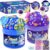 2 Pack Galaxy Cloud Slime Kit – Non-Sticky Putty for Kids, Sensory Play Set