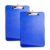 2 Pack Glitter Platic Clipboard with Pen Holder,Clear Clip Boards 8.5×11