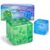 2 Pack Glow in The Dark Cat Paw Squishy Cubes,Squeeze Stress Fidget Toys