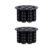 2 Pack Green Onion Planter Scallion Grower Seed Sprouting Kit Compatible with Regular Mouth Mason Jar for Windowsill Garden,Hydroponics,and Propagation Hydroponics Enthusiasts (Black) for Outdoor Use