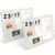 2 Pack Hanging & Wall-Mounted Felt Bulletin Board with Scalloped Edges, Multi-Use Pin Board, Cork Board Alternative for Office, Includes Hanging Rope, Hardware, and Double-Sided Tape（23.6 * 17.7inch）
