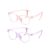 2 Pack kids Blue Light Blocking Glasses Kids Eyeglasses Frame (Pink+Purple)