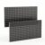 2 Pack Metal Pegboard Panels 24″ x 12″，Heavy Duty Peg Boards for Tool Storage, Pegboard Wall Organizer for Garage, Kitchen, Workshop & Office Organization, Black