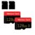 2 Pack Micro Memory Card 128 GB with Adapter, C10/U1/UHS-I/A1 TransFlash Card, TF Card for Smartphone, Tablet, Camera, Drone, Personal Computer (Red 128GB*2 S2)