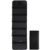 2 Pack Money Organizer for Cash, RFID Blocking Money Storage Bag with 6 Zippered Pockets, Portable 6-Fold Budgeting Organizer for Travel Bills and Currencies, Unisex Wallet for Men and Women