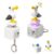 2Pack Pop Fidget Toy with Real Mine Sound & LED Light, Sensory Stress Relief Clicker for Adults, Desk Anxiety Release Game, Mechanical Push Button for Office/Home