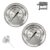 2 Packs Grill Thermometer for Char Griller 5050 5650 5030 1224 5072, Grill Temperature Gauge for Chargriller Thermometer 5050, Grill Thermometers for Char Griller Replacement Parts