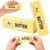 2 Pack Slow Rising Butter Squishy Toys, Soft Stretchy Sensory Stress Relief Fidget Squishies for Anxiety, Party Favors for Kids & Adults