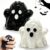 2 Pack Spooky Ghost Squishys, Squeeze Toys for Anxiety Stress Relief