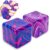 2Pack Stress Cube Squishy Fidget Toys,Slow Rise Stress Balls Sensory Toy for Kids Adults with Autism,Fun Squeeze Squishies for Anxiety Stress Relief Classroom Prize, Holiday & Birthday Gifts