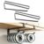 2 Pack Tumbler Lid Organizer, Self-Adhesive Cup Lid Hook Under Cabinet