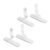 2 Pairs Pegboard Desk Stand No Drilling Iron Support Feet