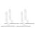 2 Pairs Pegboard Support Stand No Drilling Tabletop Shelf Bracket