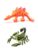 2PC 3D Printed Movable Stegosaurus & Scorpion Skeleton Models, 22CM+21CM