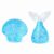 2Pc Glitter Mermaid Squishy Fidget Toys, Malt Sugar Sensory Fidget Toys for Girls, Squishies Slow Rising Squeeze Ball Set for Stress Relief, Summer Classroom Prizes & Party Favors Gift for Kids Adults