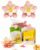 2 Pc Pink Cherry Blossom Chip Clips,2 Flower Magnetic Bases with 20 Clips.