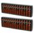 2pcs 13-Column Plastic Abacus Counting Tool with Contrasting Colored Beads for Students Supporting Group Activities and Creative Number Play in Office and Extracurricular Clubs