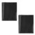 2Pcs 3 Prongs File Bag with Two Pocket Letter Size Document Organiser with Clear Front Pocket for School Supplies Report Organiser