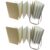2 Pcs A5 Accordion Sketchbook, Foldable Artist Journal with 38 Pages, Double Sided Watercolor and Drawing Paper, Ideal for Stamps, Creative Records, Art Projects, and Scrapbooking