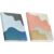 2 Pcs A5 Journal Notebook Set, Wave Design PU Leather Cover, 192 Pages Thick Journal, 100 gsm Paper, Lined Student Notebooks for Office School Writing, 8.2 x 5.7 in Portable Size