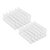 2Pcs Acrylic Desktop File Rack Mail Sorter with Heavy-Duty Compartments for Document Storage – for Office & Home Use