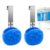 2pcs Adjustable Toilet Tank Tablet Holder Silicone Basket & Rustproof Hooks